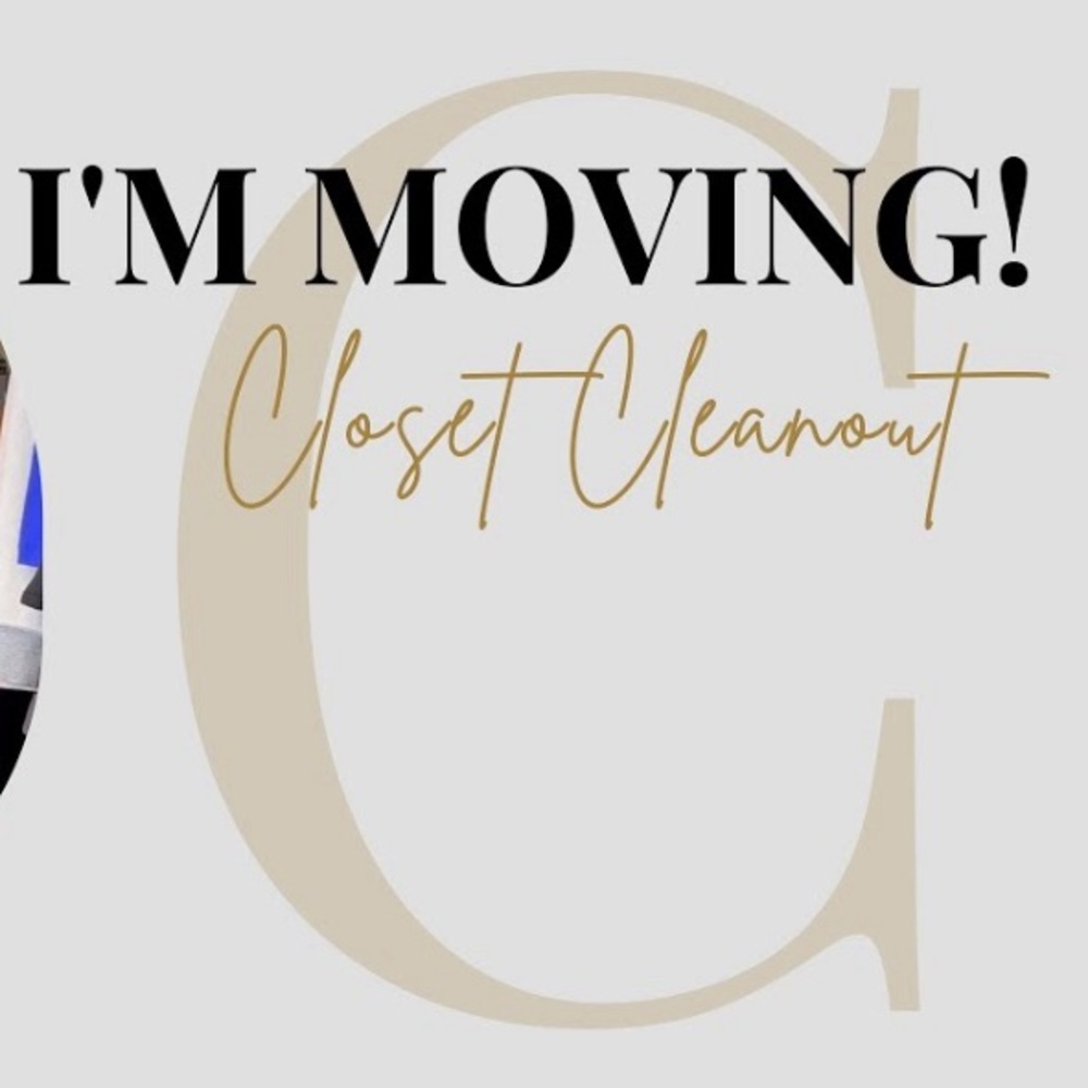 I AM MOVING! CLOSET CLEAN OUT!